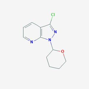 3-Chloro-1-(oxan-2-yl)-1H-pyrazolo[3,4-b]pyridine图片