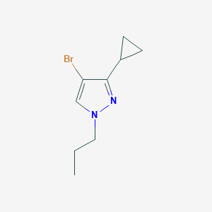 4-Bromo-3-cyclopropyl-1-propyl-1H-pyrazole图片