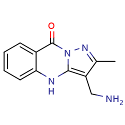 3-(aminomethyl)-2-methyl-4H,9H-pyrazolo[3,2-b]quinazolin-9-one图片