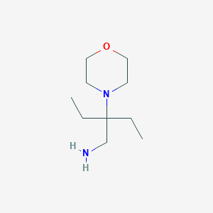 4-[3-(aminomethyl)pentan-3-yl]morpholine图片