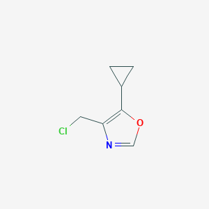 4-(chloromethyl)-5-cyclopropyl-1,3-oxazole图片