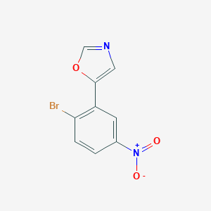 5-(2-Bromo-5-nitrophenyl)oxazole图片
