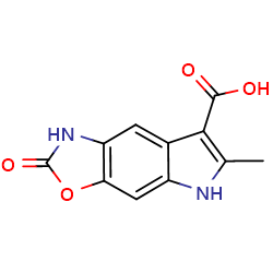 6-methyl-2-oxo-1,5-dihydropyrrolo[3,2-f][1,3]benzoxazole-7-carboxylicacid图片