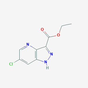 Ethyl6-chloro-1H-pyrazolo[4,3-b]pyridine-3-carboxylate图片