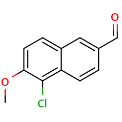5-chloro-6-methoxynaphthalene-2-carbaldehyde图片