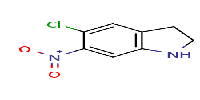 5-Chloro-6-nitro-2,3-dihydro-1H-indole图片
