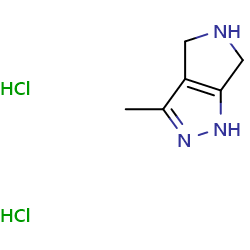 3-Methyl-1,4,5,6-tetrahydropyrrolo[3,4-c]pyrazoledihydrochloride图片