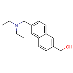 {6-[(diethylamino)methyl]naphthalen-2-yl}methanol图片