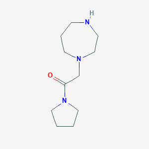 2-(1,4-diazepan-1-yl)-1-(pyrrolidin-1-yl)ethanone图片