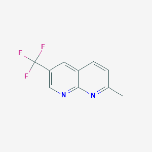 2-Methyl-6-(trifluoromethyl)-1,8-naphthyridine图片