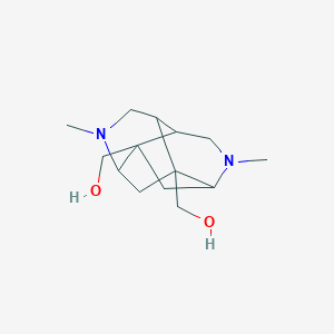OCTAHYDRO-2,6-DIMETHYL-3,8:4,7-DIMETHANO-2,6-NAPHTHYRIDINE-4,8-DIMETHANOL图片