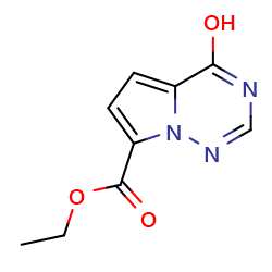 ethyl4-hydroxypyrrolo[2,1-f][1,2,4]triazine-7-carboxylate图片
