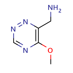 (5-methoxy-1,2,4-triazin-6-yl)methanamine图片