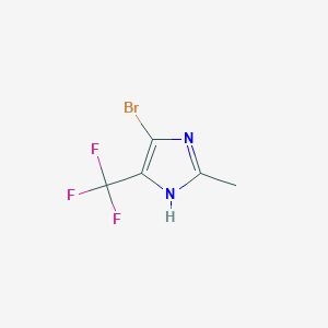 4-bromo-2-methyl-5-(trifluoromethyl)-1H-imidazole图片