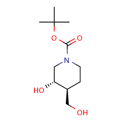 trans-3-hydroxy-4-hydroxymethylpiperidine-1-carboxylicacidtert-butylester图片