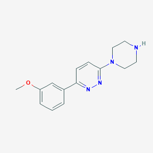 3-(3-methoxyphenyl)-6-(piperazin-1-yl)pyridazine图片