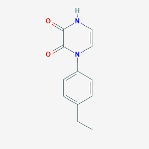 1-(4-ethylphenyl)-1,4-dihydropyrazine-2,3-dione图片
