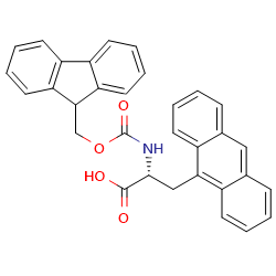 (2R)-3-(9-anthryl)-2-(9H-fluoren-9-ylmethoxycarbonylamino)propanoicacid图片