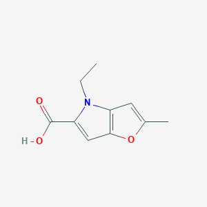 4-ethyl-2-methyl-4H-furo[3,2-b]pyrrole-5-carboxylicacid图片