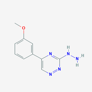 3-Hydrazino-5-(3-methoxyphenyl)-1,2,4-triazine图片