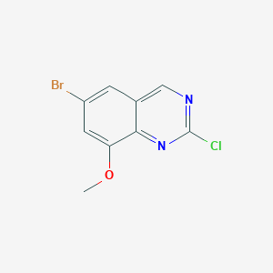 6-Bromo-2-chloro-8-methoxyquinazoline图片