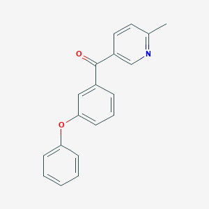 2-Methyl-5-(3-phenoxybenzoyl)pyridine图片