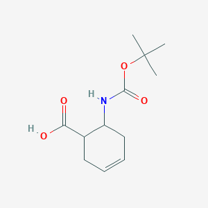 6-[(tert-butoxycarbonyl)amino]cyclohex-3-ene-1-carboxylic acid图片