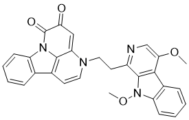 3-(2-(4,9-dimethoxy-9H-pyrido[3,4-b]indol-1-yl)ethyl)-3H-indolo[3,2,1-de][1,5]naphthyridine-5,6-dione图片