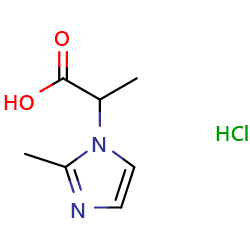 2-(2-methyl-1H-imidazol-1-yl)propanoicacidhydrochloride图片