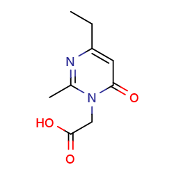 2-(4-ethyl-2-methyl-6-oxo-1,6-dihydropyrimidin-1-yl)aceticacid图片