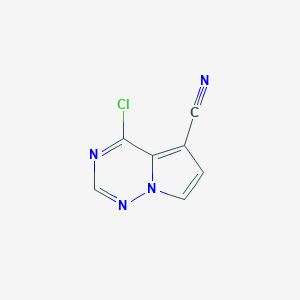 4-chloropyrrolo[2,1-f][1,2,4]triazine-5-carbonitrile图片