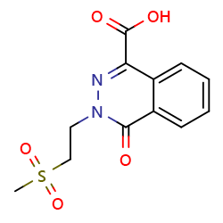 3-(2-methanesulfonylethyl)-4-oxo-3,4-dihydrophthalazine-1-carboxylicacid图片