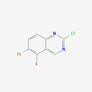 6-Bromo-2-chloro-5-fluoroquinazoline图片