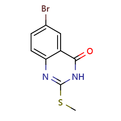 6-Bromo-2-(methylsulfanyl)-3,4-dihydroquinazolin-4-one图片