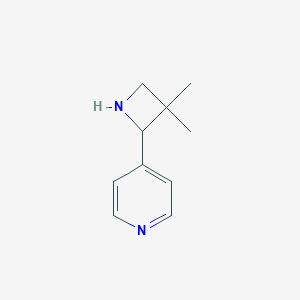4-(3,3-dimethylazetidin-2-yl)pyridine图片