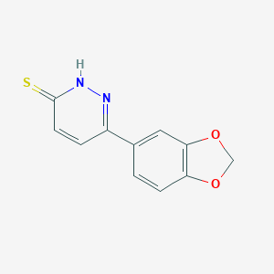6-(2H-1,3-benzodioxol-5-yl)pyridazine-3-thiol图片