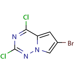6-Bromo-2,4-dichloropyrrolo[2,1-f][1,2,4]triazine图片