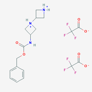 benzylN-[1-(azetidin-3-yl)azetidin-3-yl]carbamatedihydrochloride图片