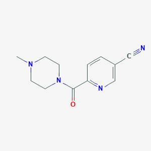 6-(4-methylpiperazine-1-carbonyl)pyridine-3-carbonitrile图片