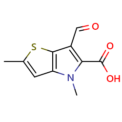 6-formyl-2,4-dimethyl-4H-thieno[3,2-b]pyrrole-5-carboxylicacid图片
