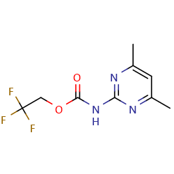 2,2,2-trifluoroethylN-(4,6-dimethylpyrimidin-2-yl)carbamate图片
