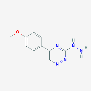 3-Hydrazino-5-(4-methoxyphenyl)-1,2,4-triazine图片