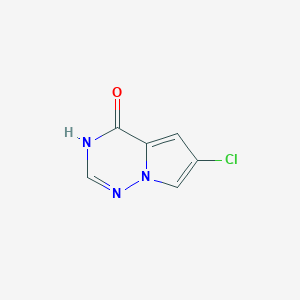 6-Chloropyrrolo[2,1-f][1,2,4]triazin-4(3H)-one图片