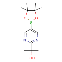 2-[5-(tetramethyl-1,3,2-dioxaborolan-2-yl)pyrimidin-2-yl]propan-2-ol图片