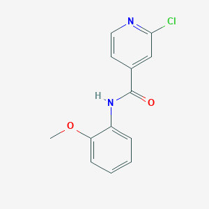 2-氯-N-(2-甲氧基苯基)吡啶-4-甲酰胺图片