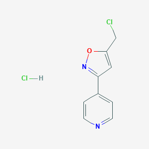 4-[5-(chloromethyl)-3-isoxazolyl]pyridine hydrochloride图片