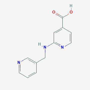 2-[(3-Pyridinylmethyl)amino]isonicotinic acid图片