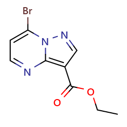 Ethyl7-bromopyrazolo[1,5-a]pyrimidine-3-carboxylate图片
