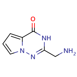 2-(aminomethyl)-3H,4H-pyrrolo[2,1-f][1,2,4]triazin-4-one图片