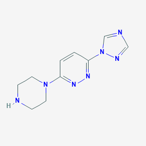 3-(piperazin-1-yl)-6-(1H-1,2,4-triazol-1-yl)pyridazine图片